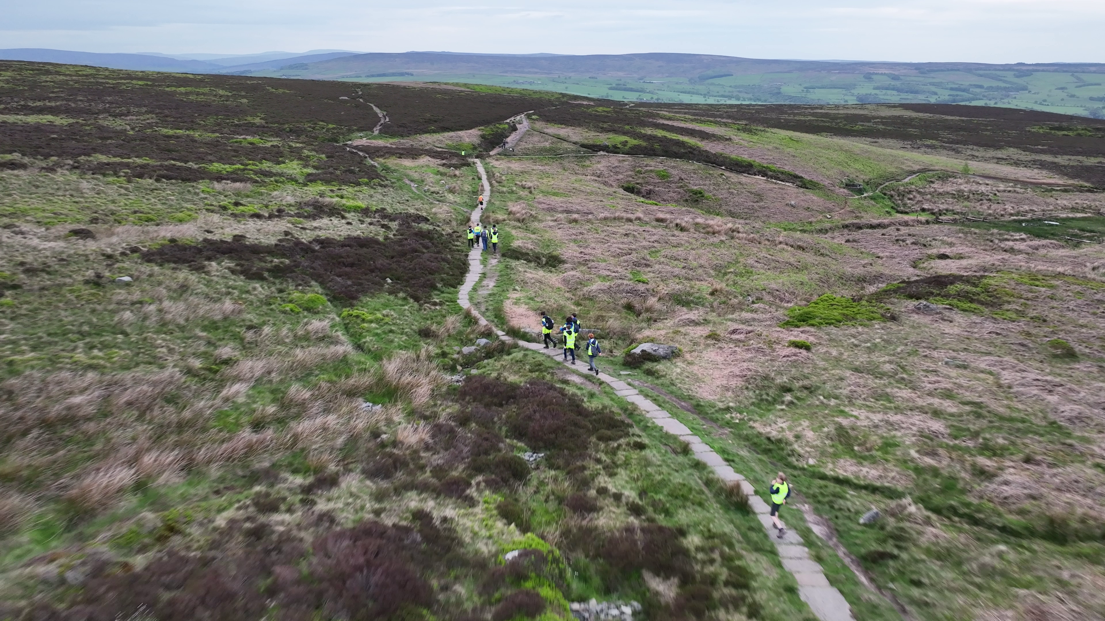 Scout Hike across the Moors